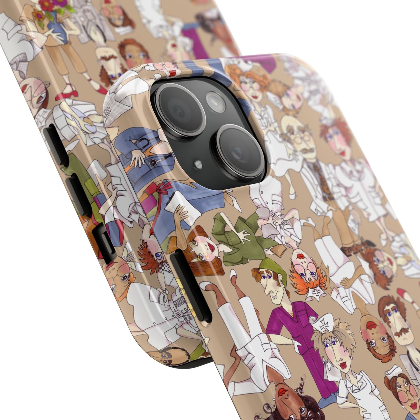 Diverse Nurse Khaki Phone Case