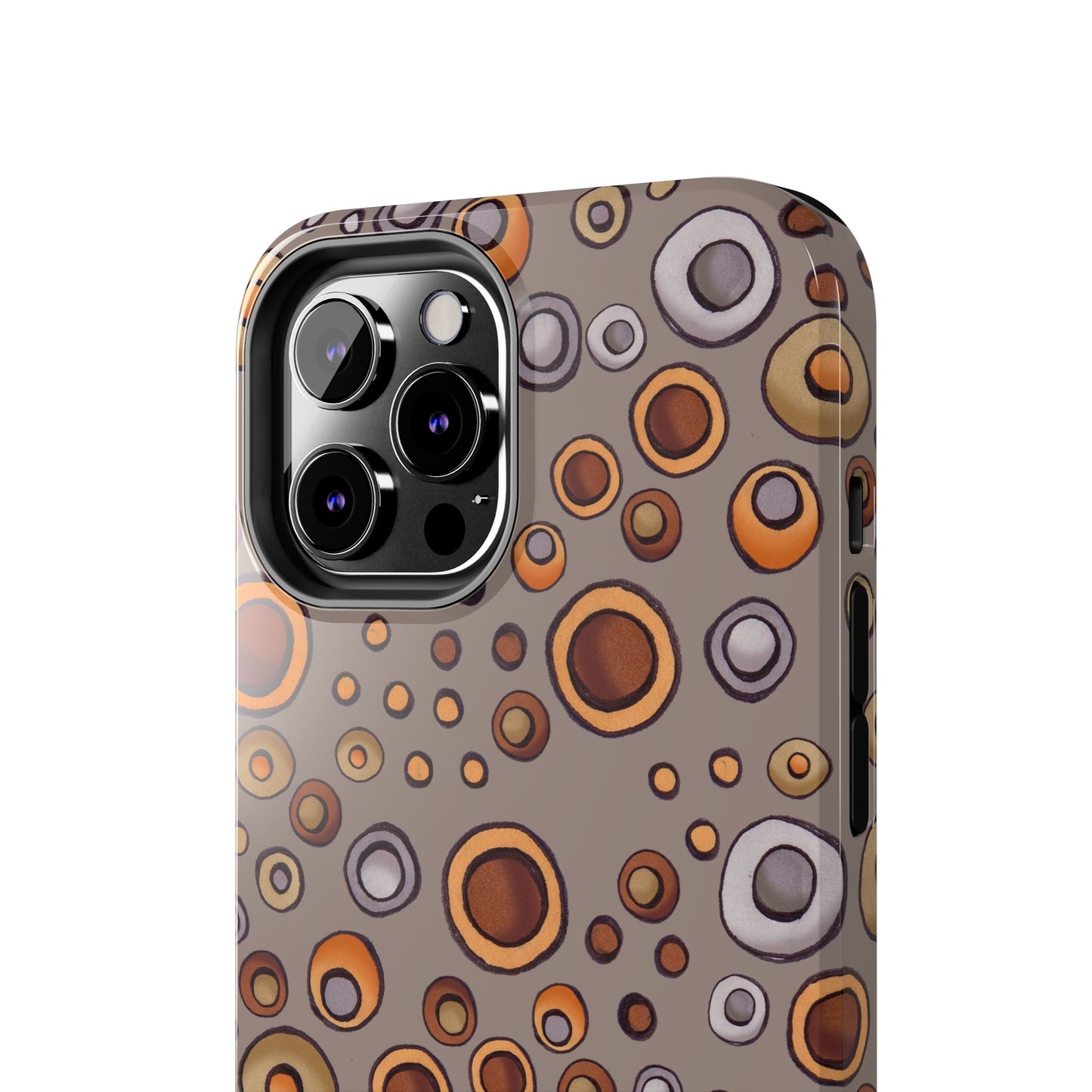 Doggy Dots Gray Phone Case
