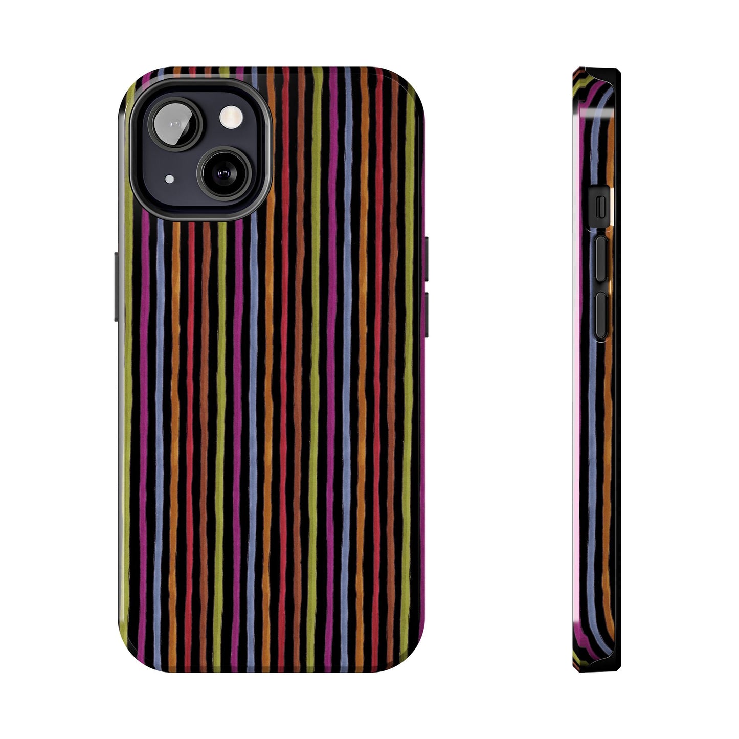 Stripe Black Phone Case
