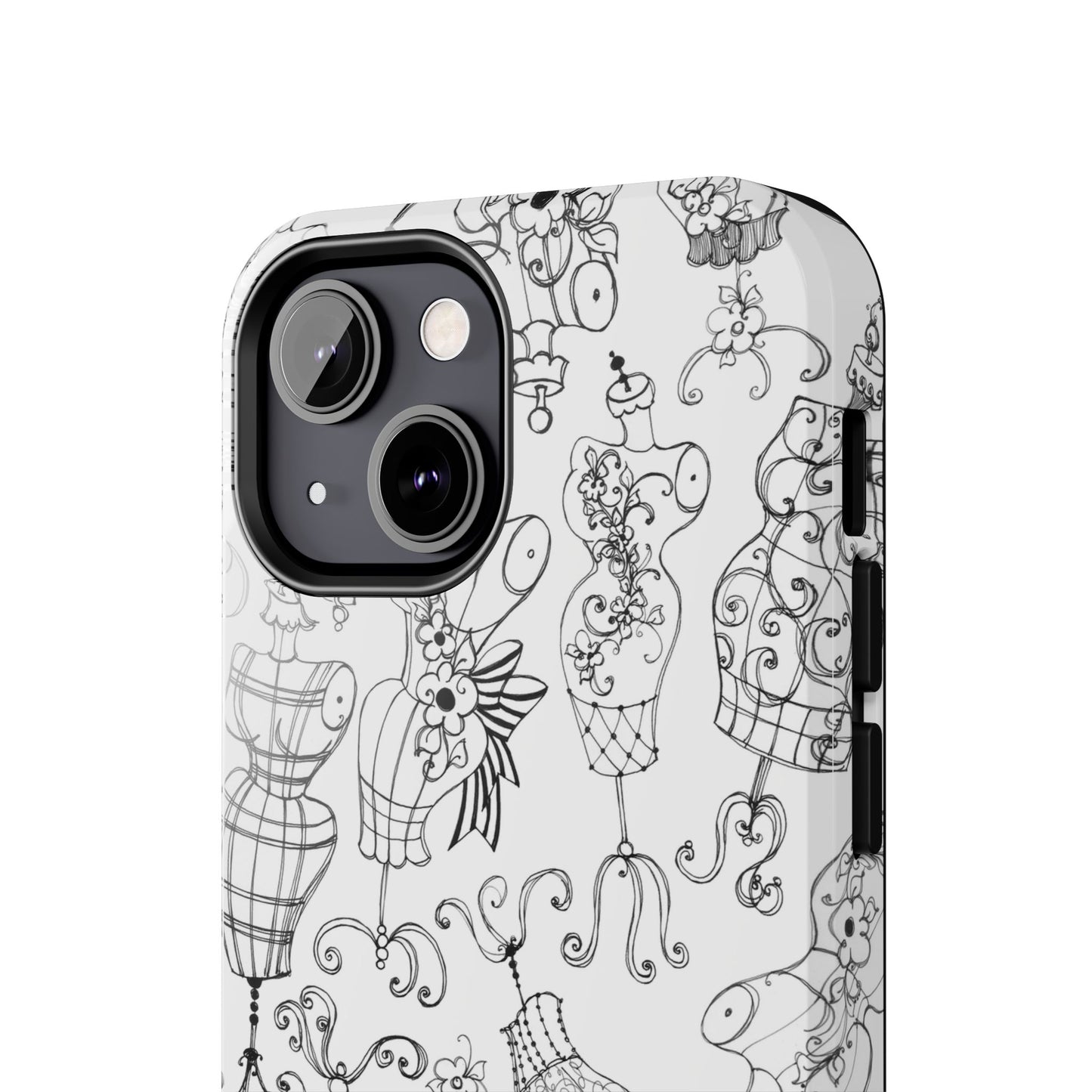 Mannequinique White / Black Phone Case