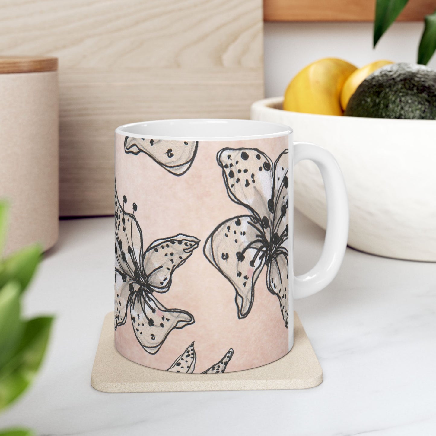 Spotted Lilies Pink Cup