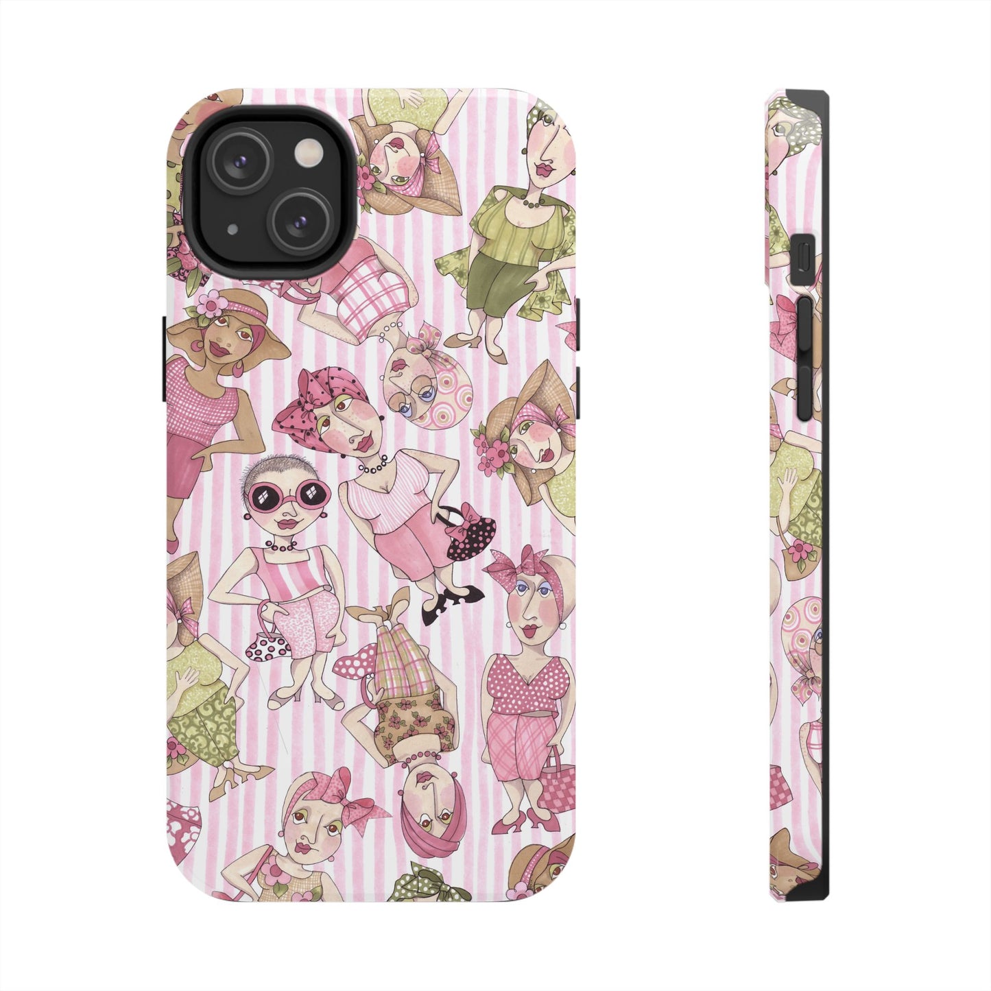 Tossed Ladies Pink Phone Case