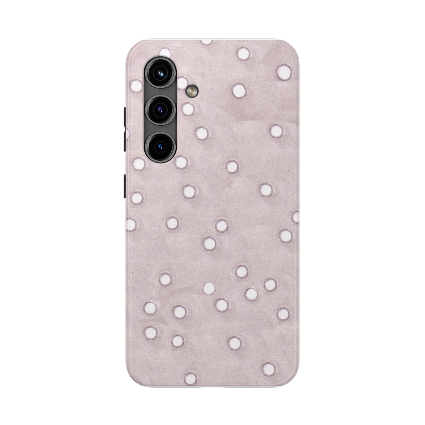 Dinky Dots Silver Phone Case