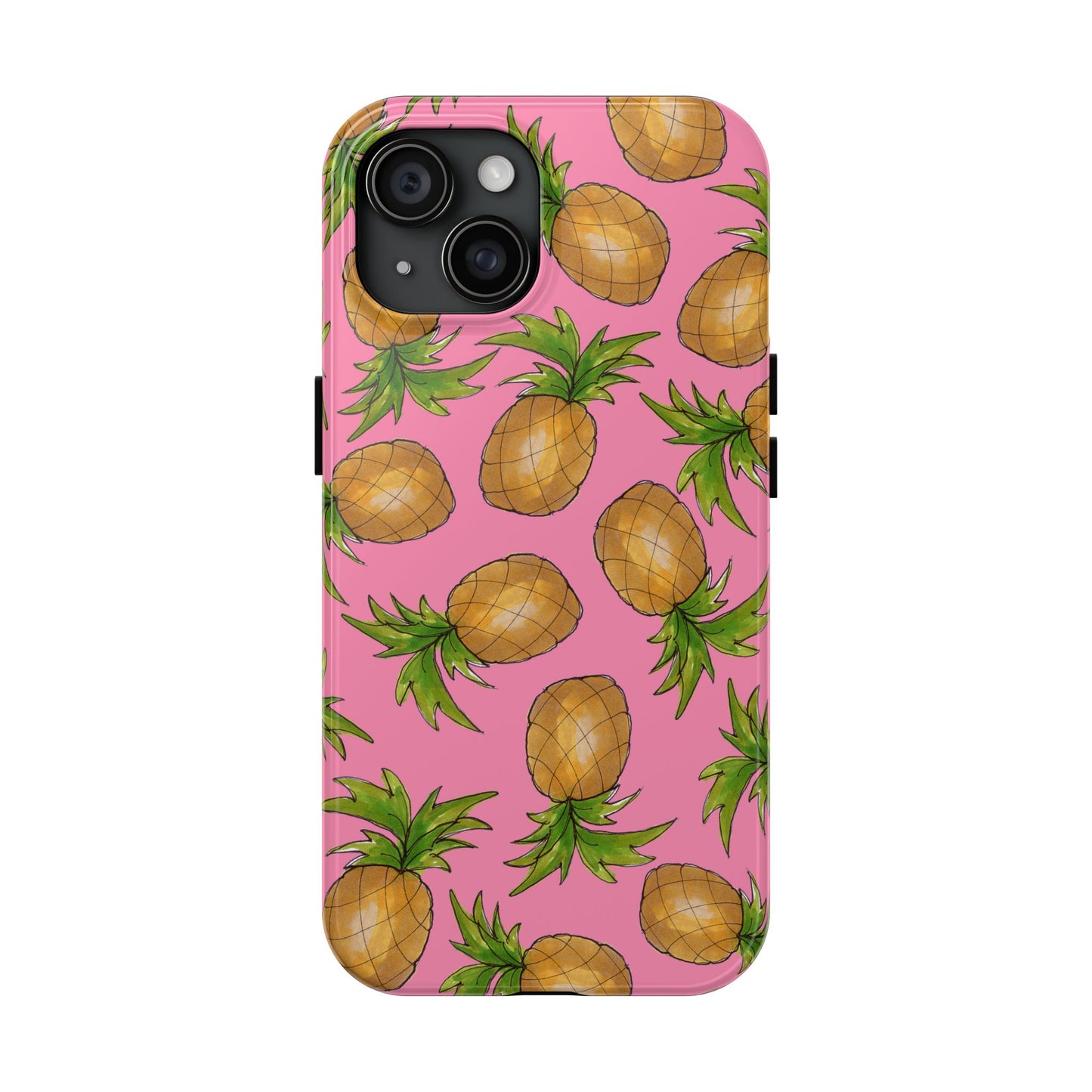 Pineapple Toss Pink Phone Case