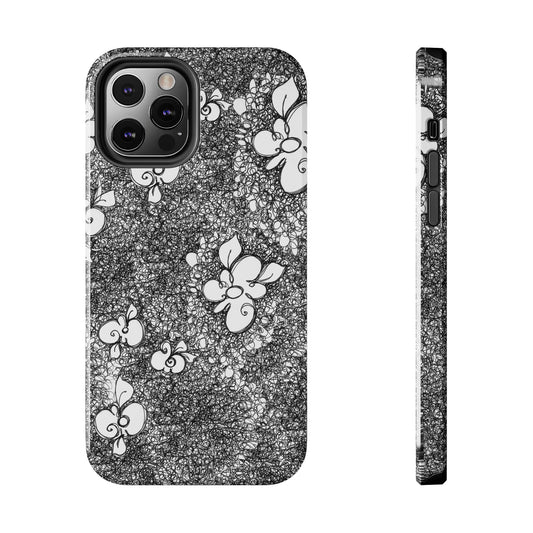 Flower Scribbles Phone Case