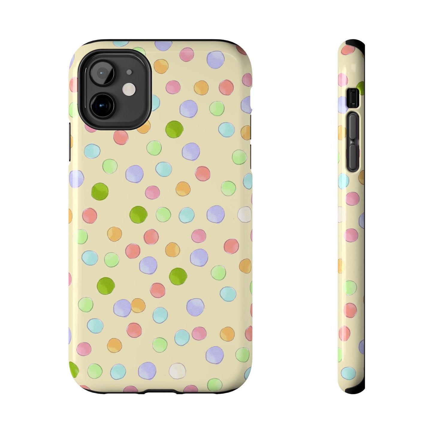 Happy Dots Yellow Phone Case