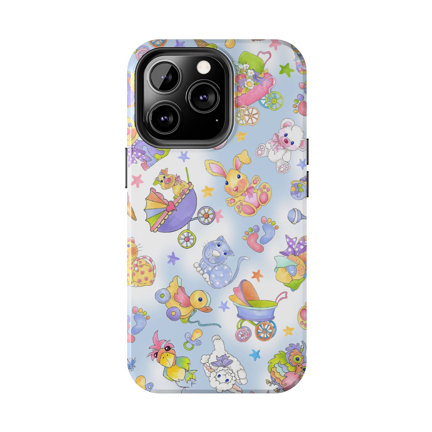 Busy Baby Blue Sky Phone Case