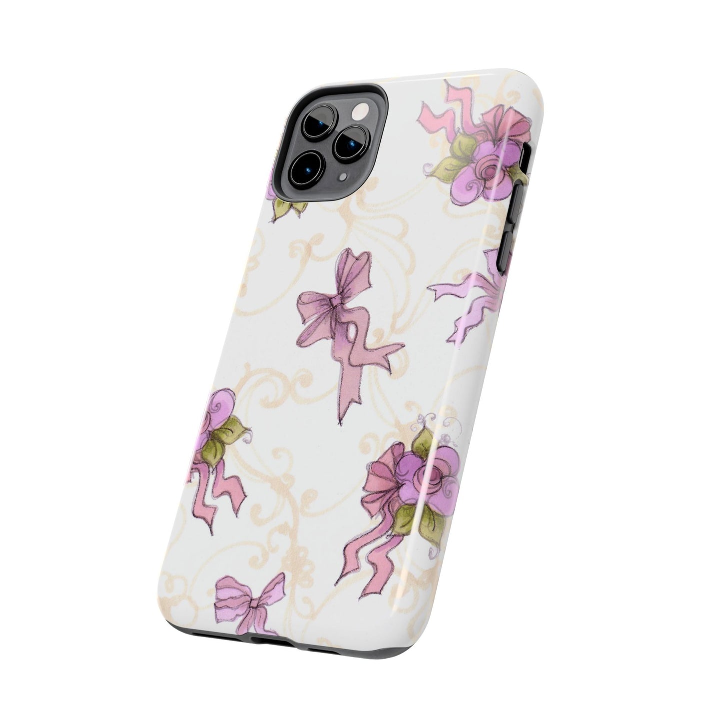 Flower Model Bow Flowers Phone Case
