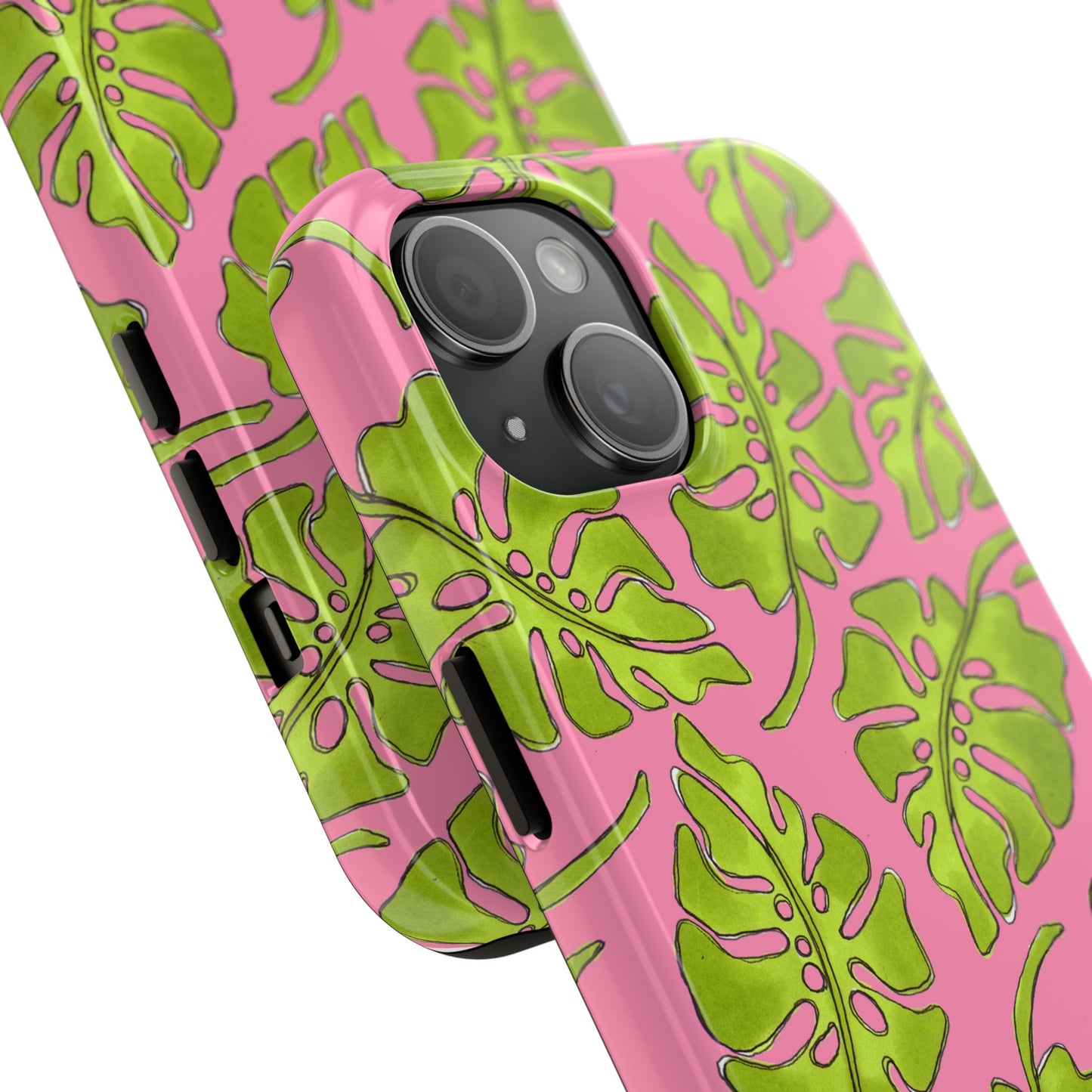 Big Leaf Pink Phone Case
