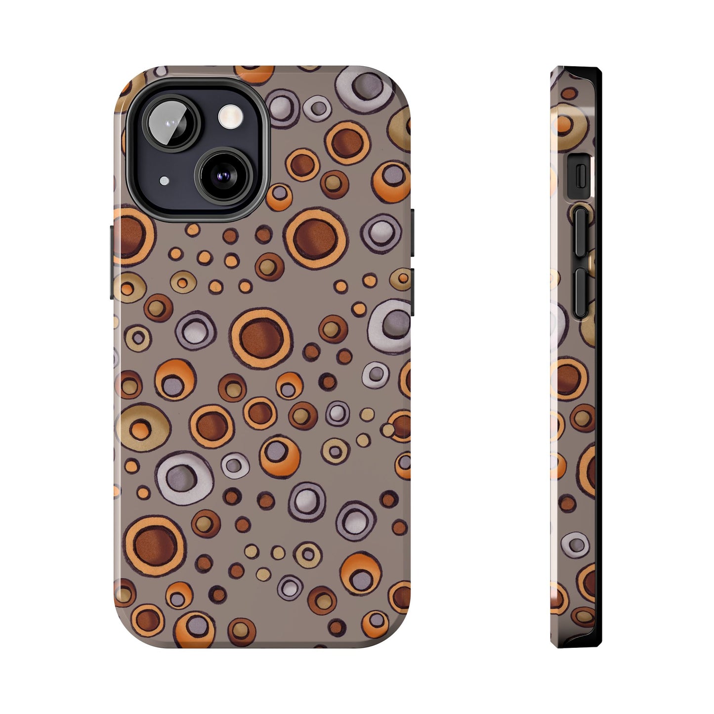 Doggy Dots Gray Phone Case