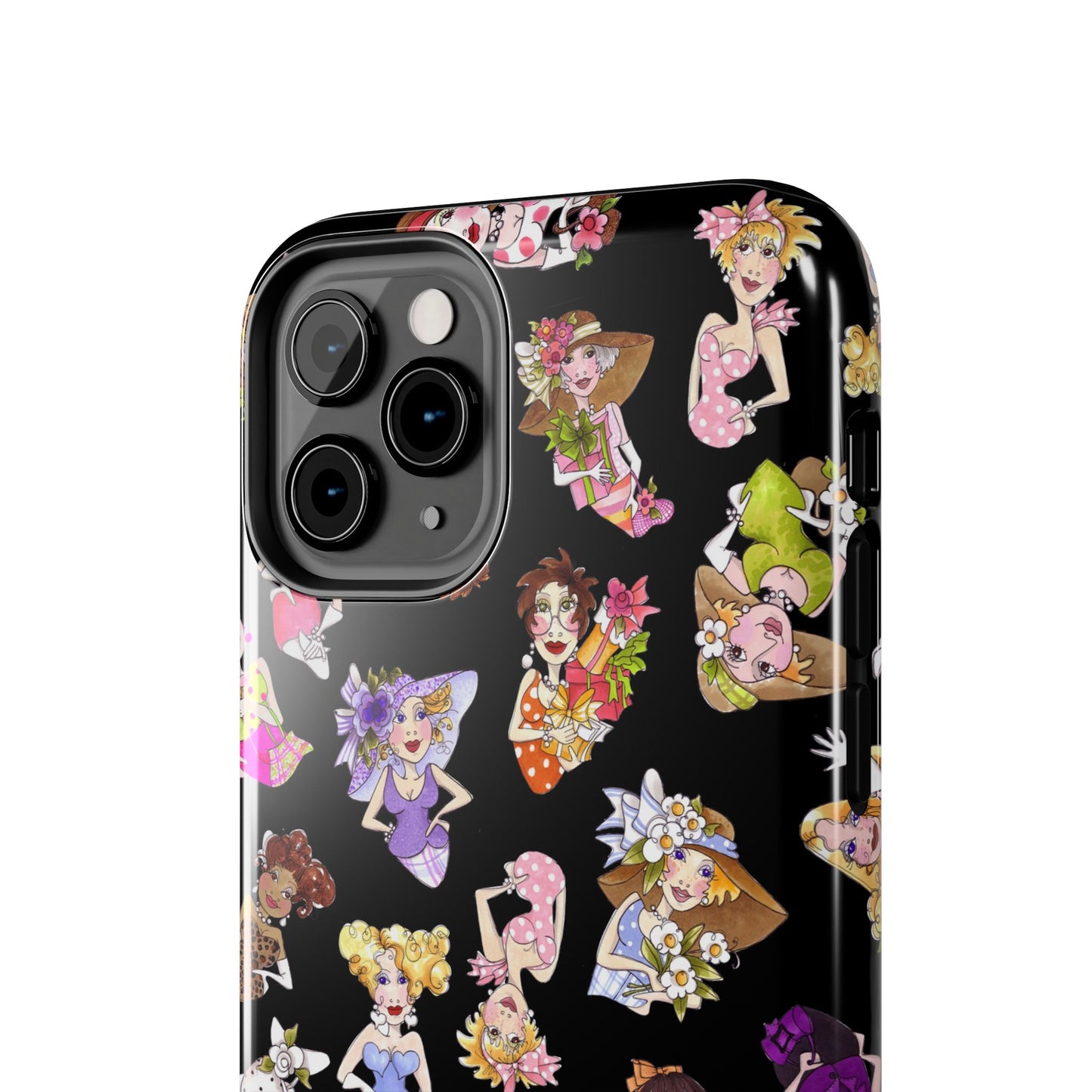 Fast Women Tossed Black Phone Case