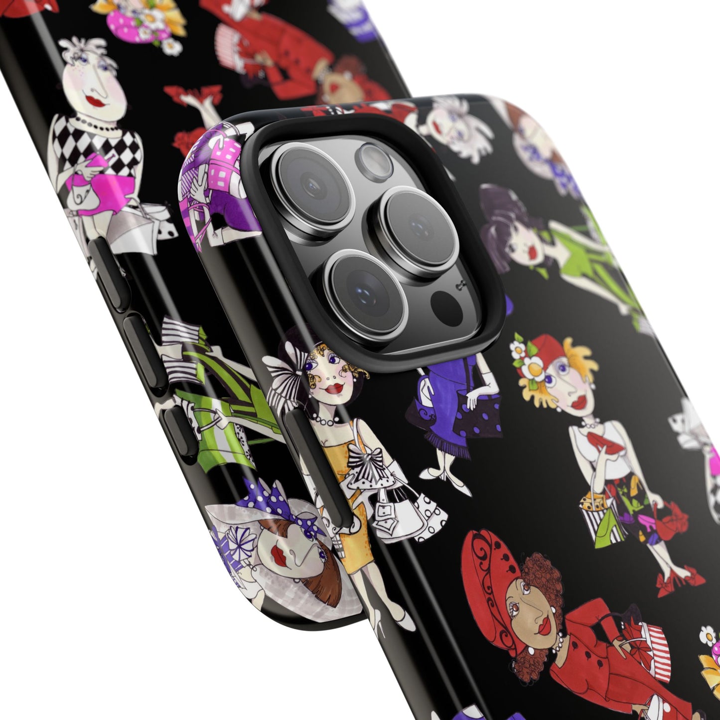 Gone Shopping Tossed Black Phone Case