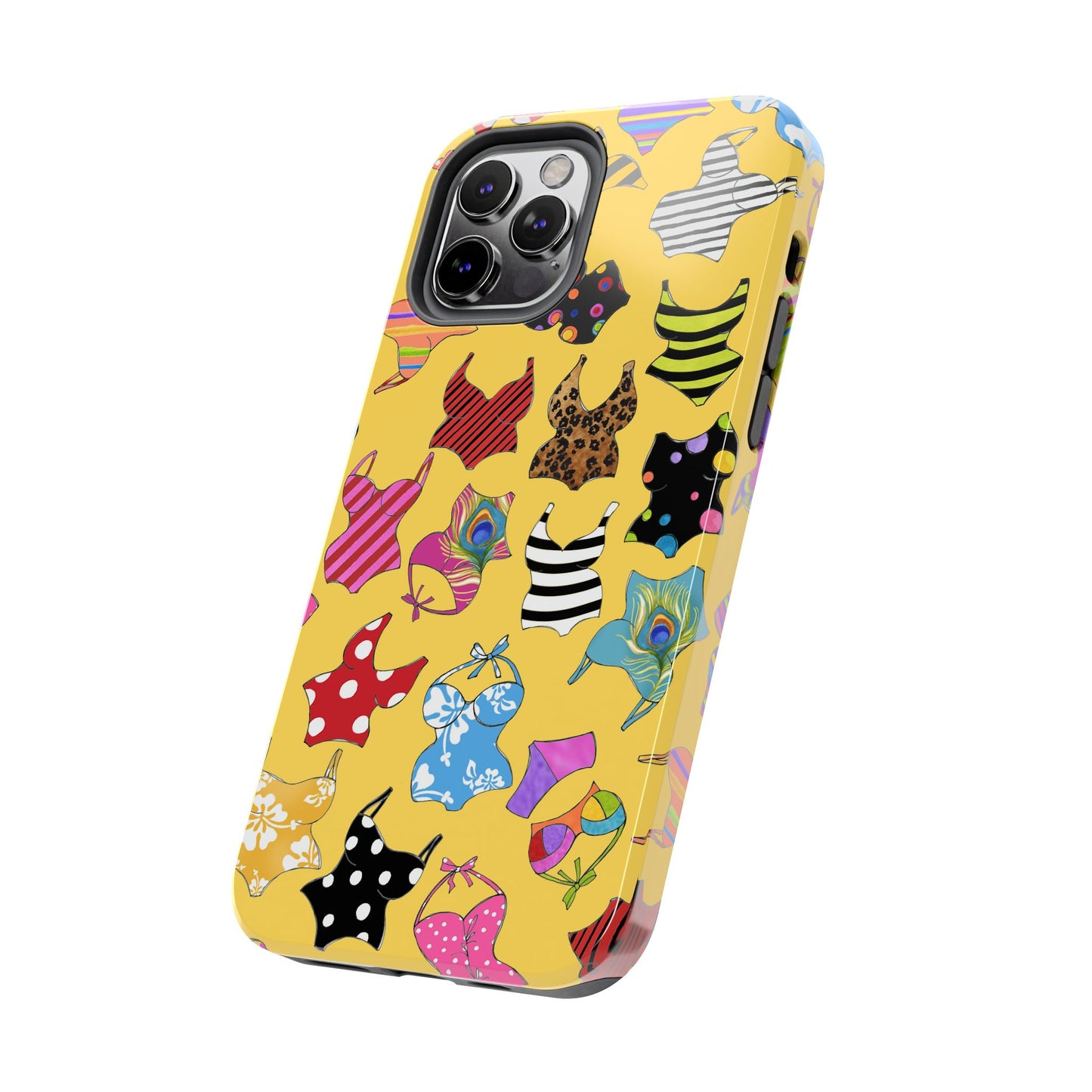 Assorted Suits Yellow Phone Case