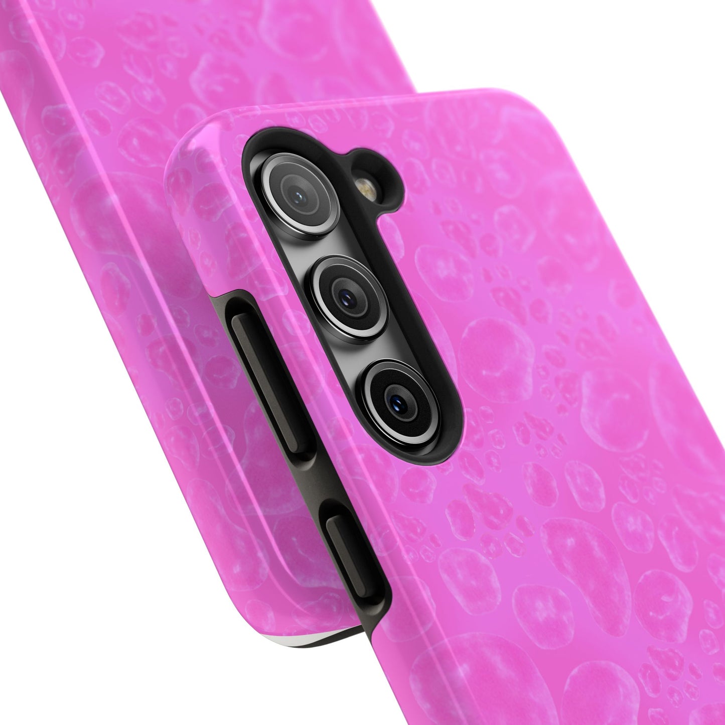 Paw Dots Cerise Phone Case