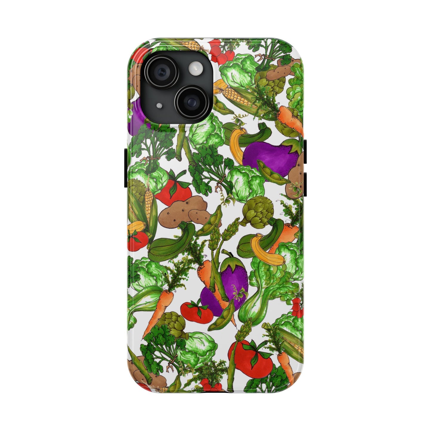 Veggie Jungle White Phone Case