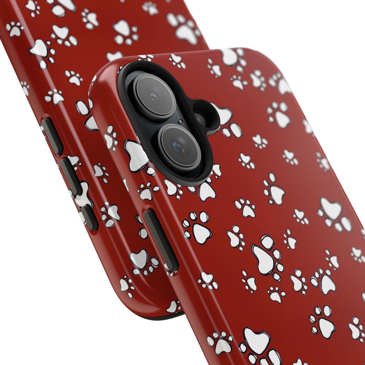 Paw Flakes Red Phone Case