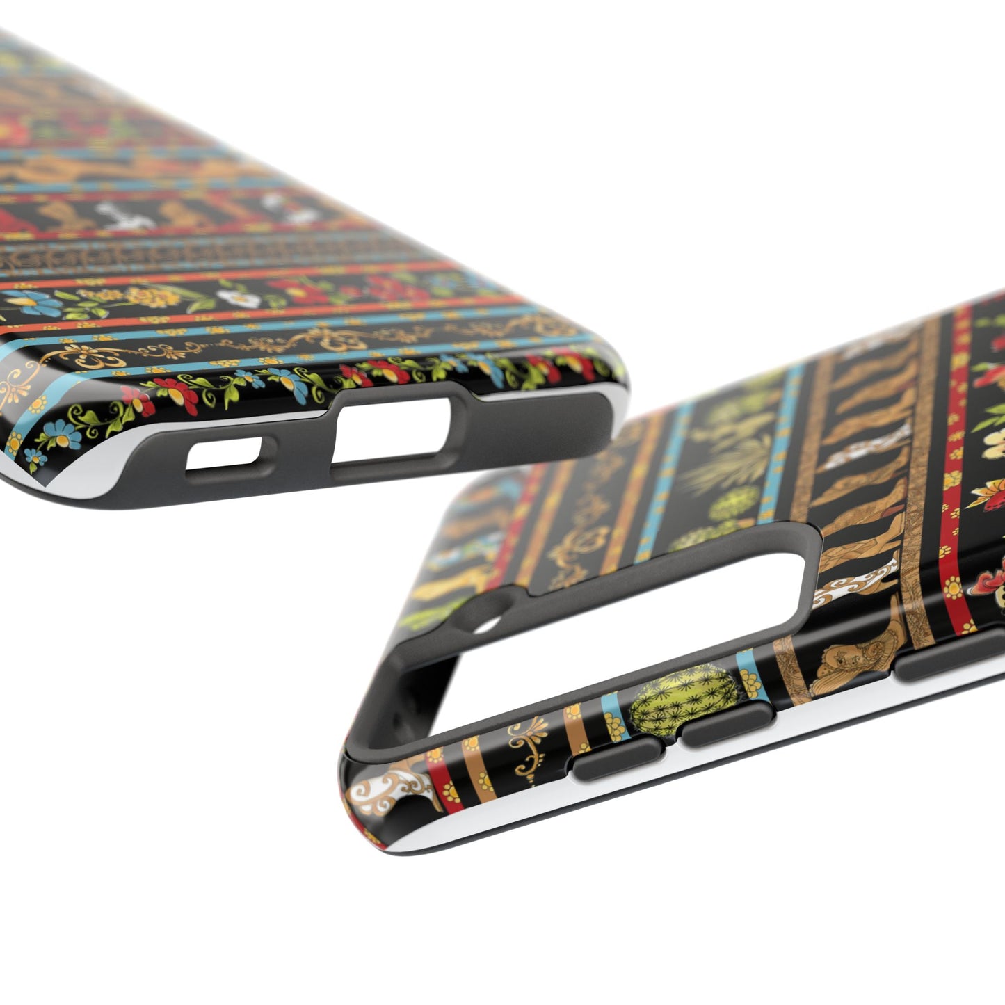 Whoa Borders Black Phone Case