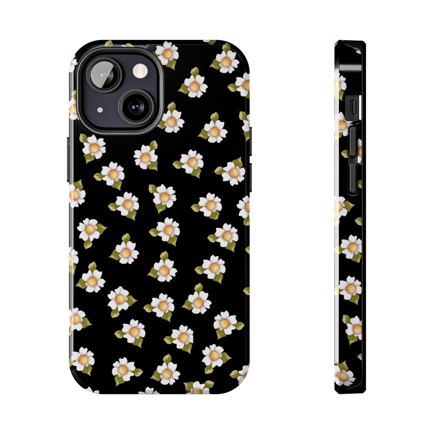 Daisies Black Phone Case