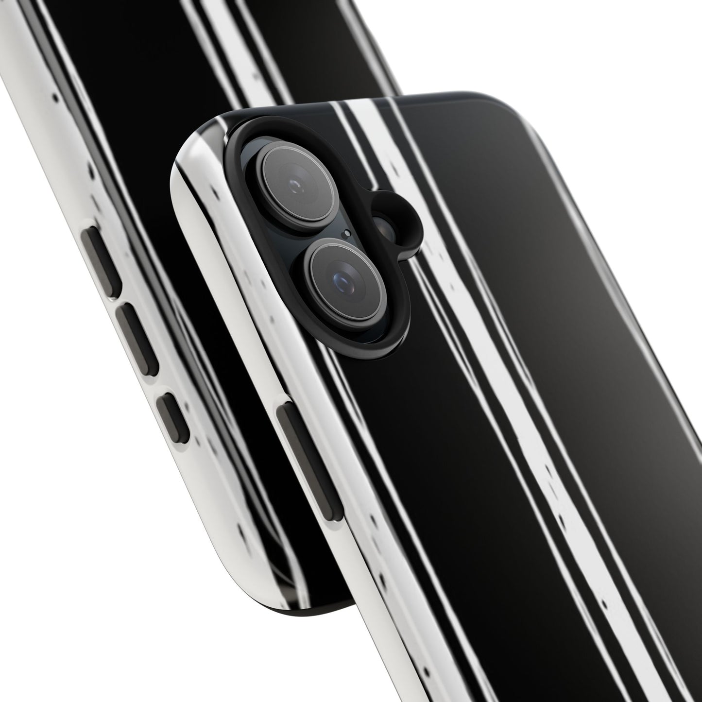 Black / White Stripe Phone Case