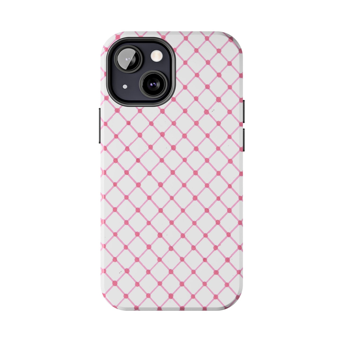Cyclone Fence White / Pink Phone Case