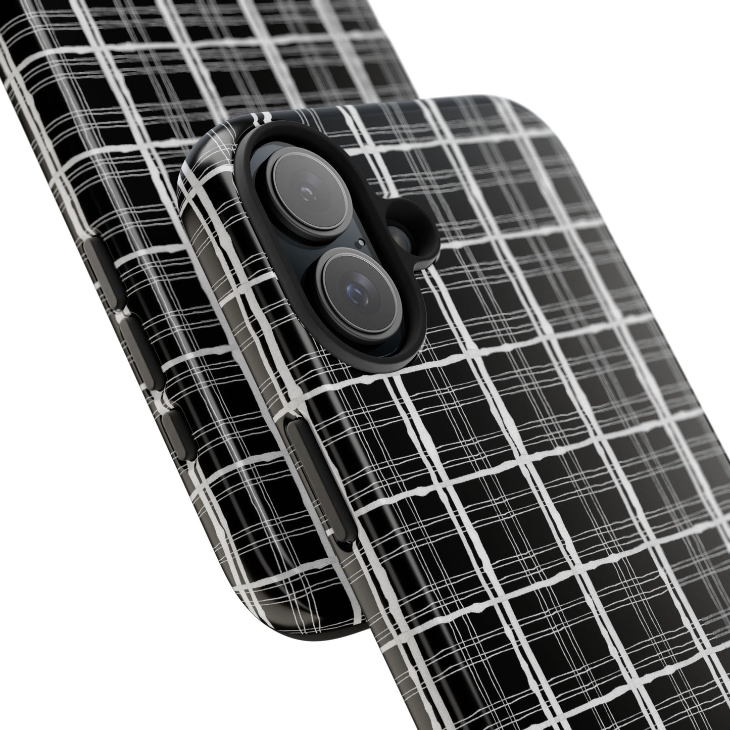 Sophistiplaid Black / White Phone Case