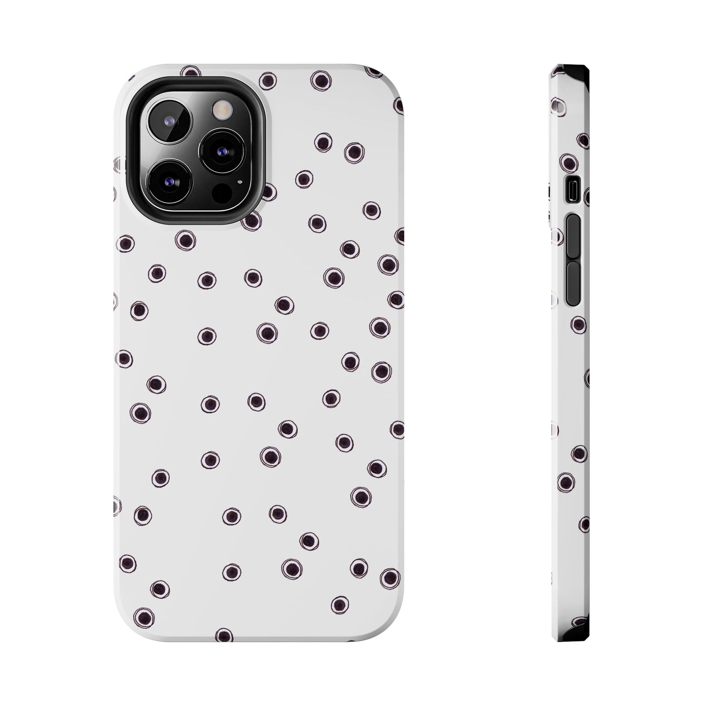 Halo Dots White Phone Case