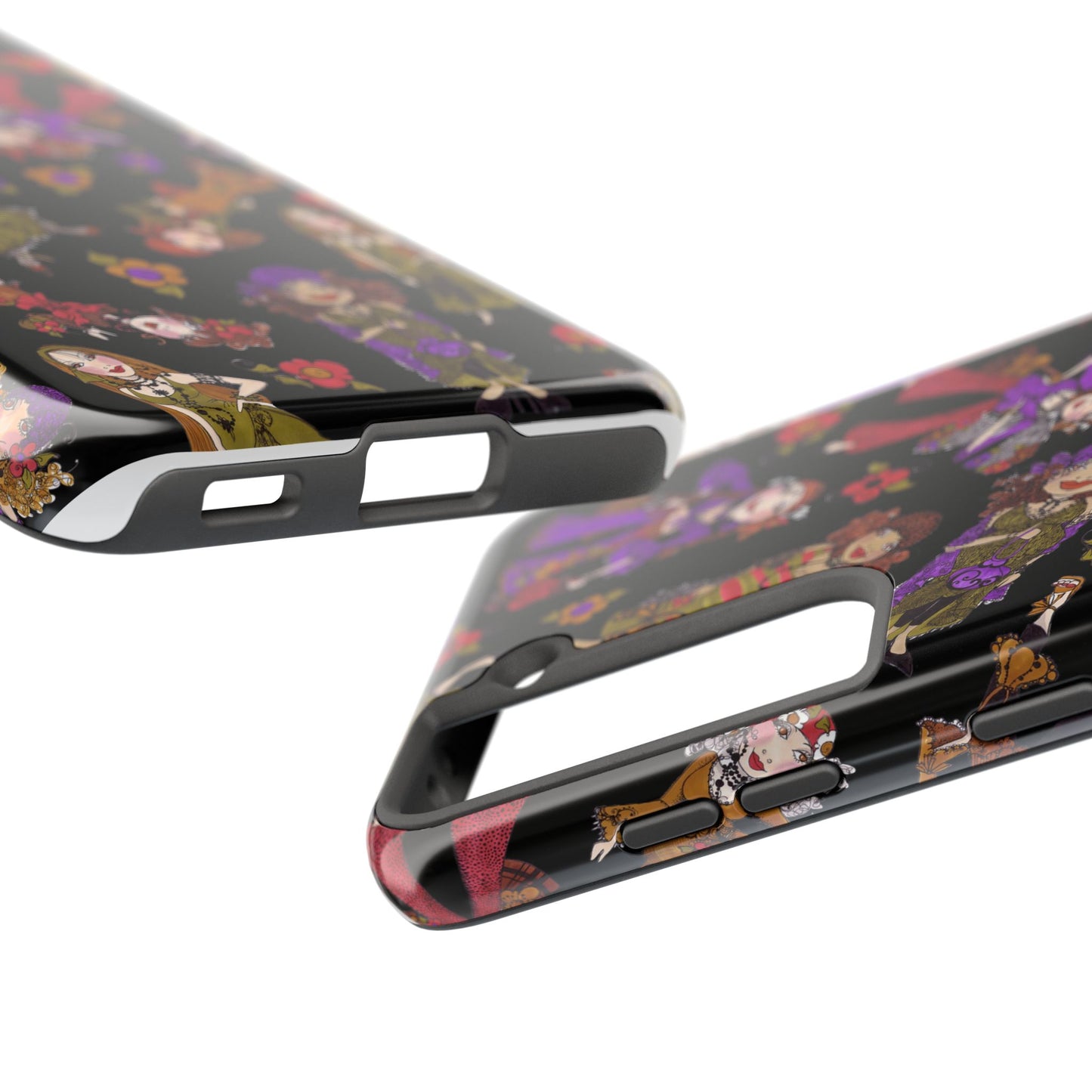 Tossed Gypsies Black Phone Case