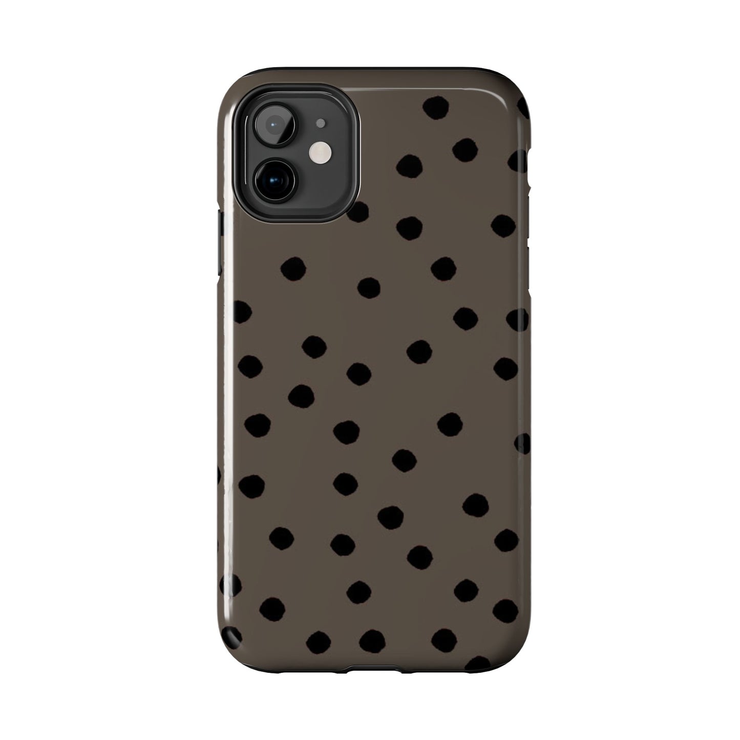 Dinky Dots Toast / Black Phone Case