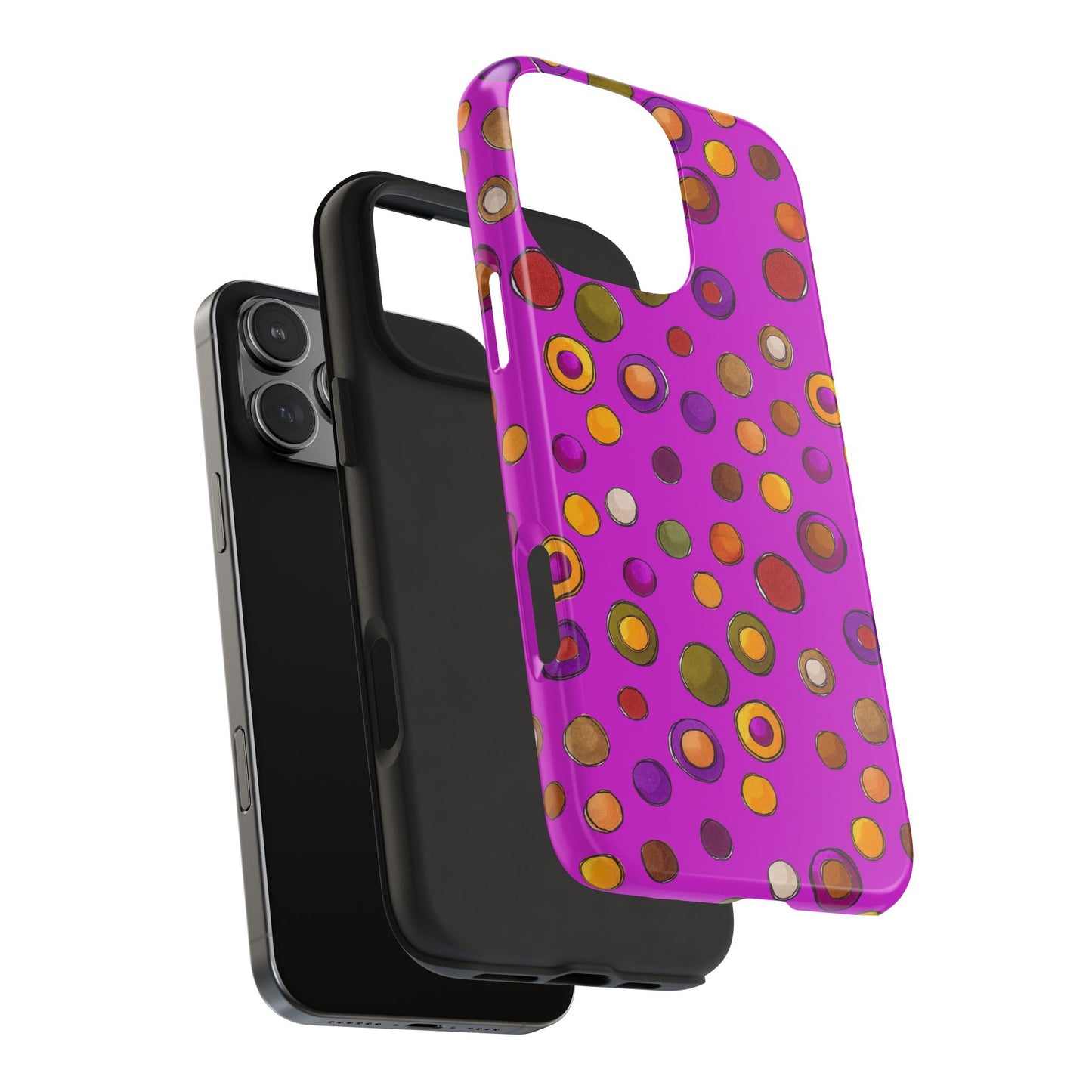 Double Dot Fuchsia Phone Case