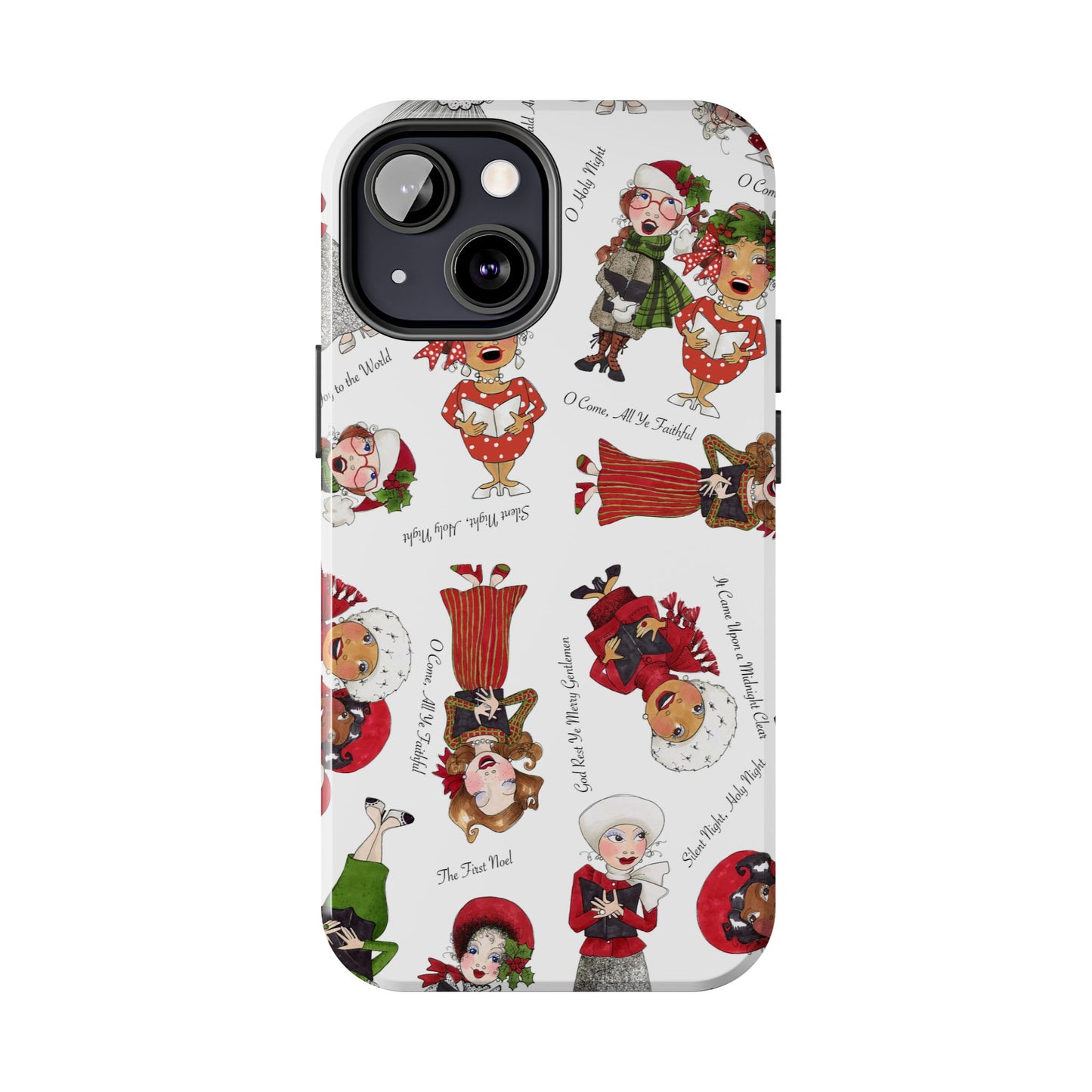 Tossed Carolers Phone Case