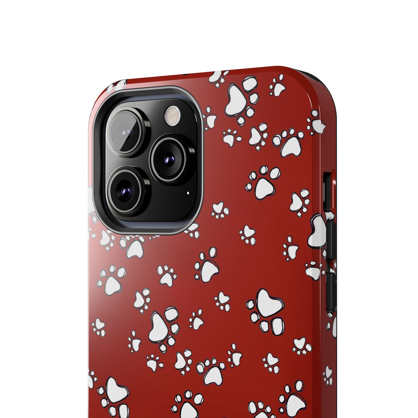 Paw Flakes Red Phone Case