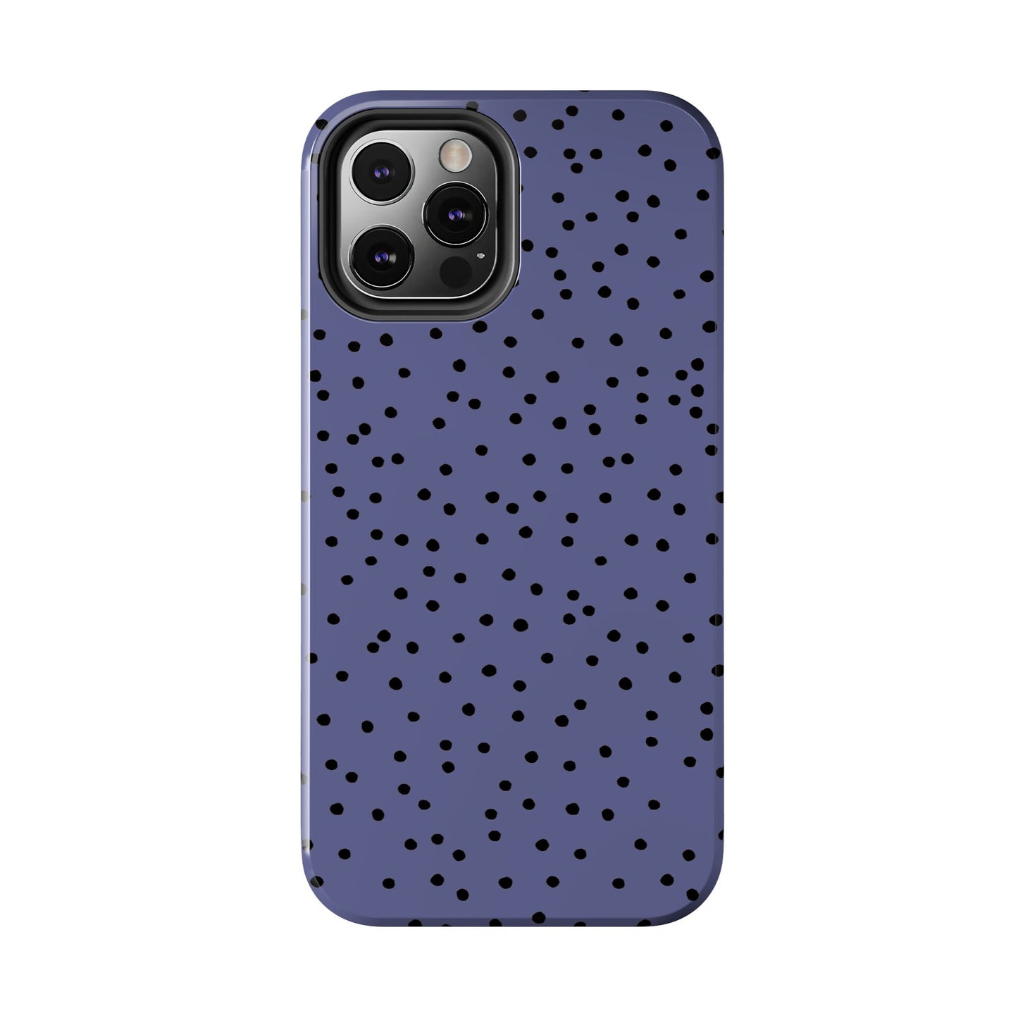 Dinky Dots Blue / Black Phone Case