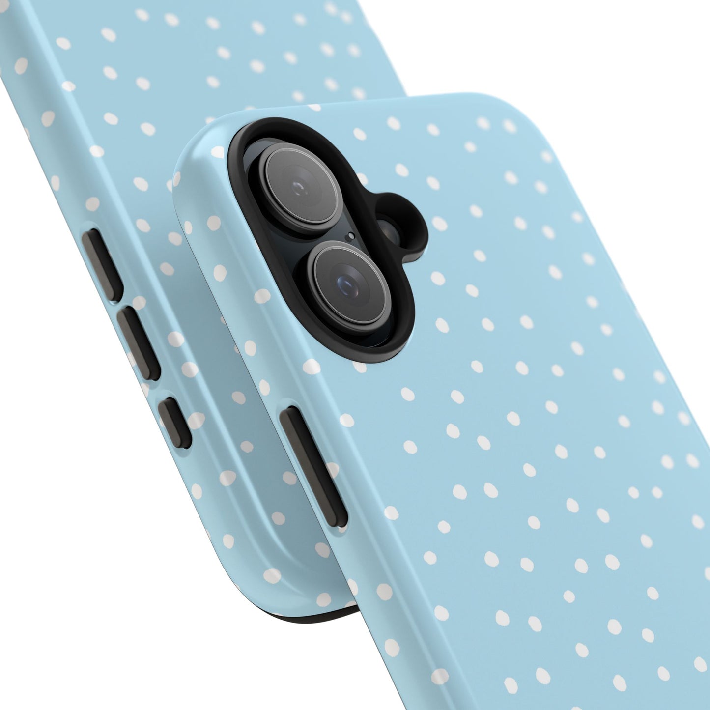Dinky Dots Aqua / White Phone Case