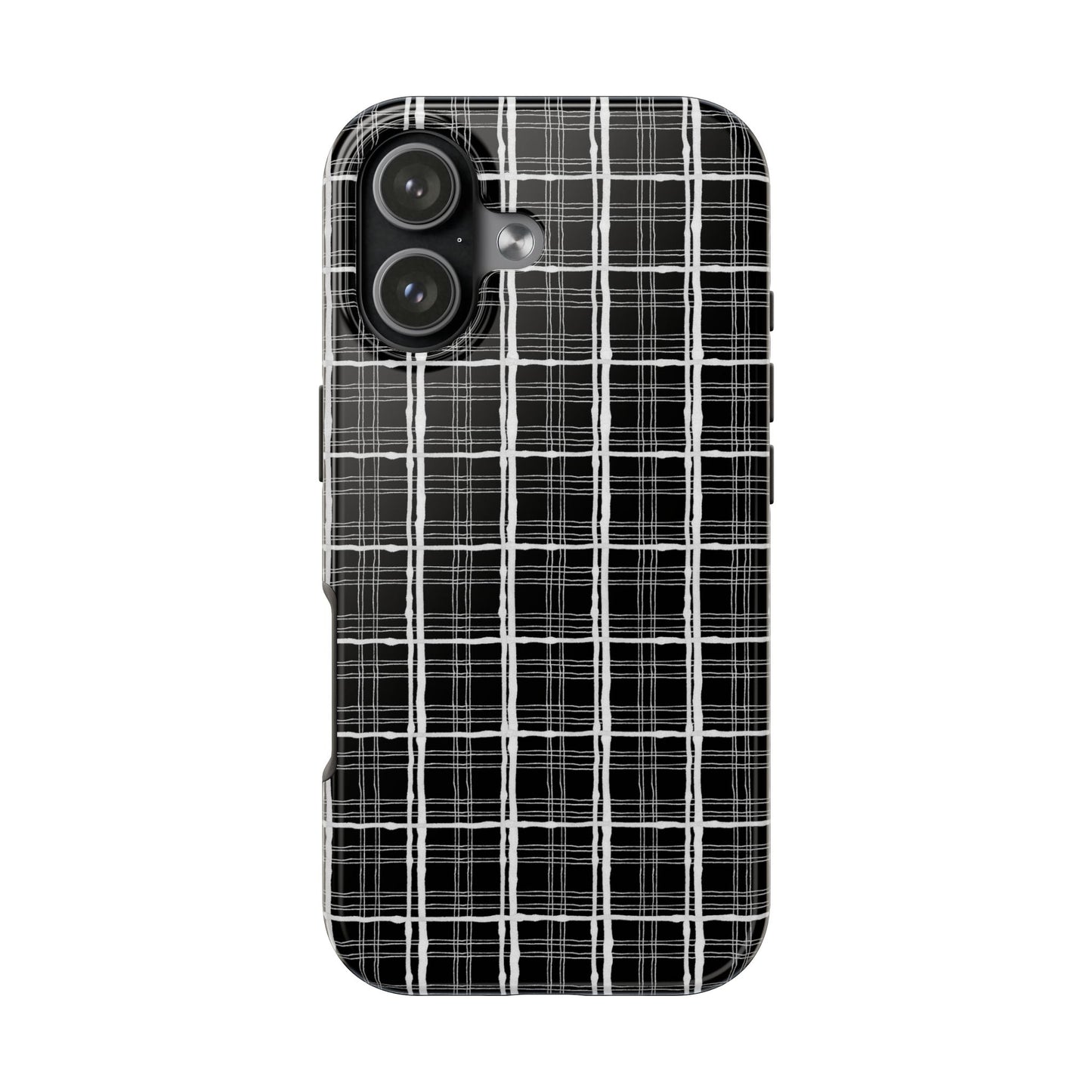 Sophistiplaid Black / White Phone Case