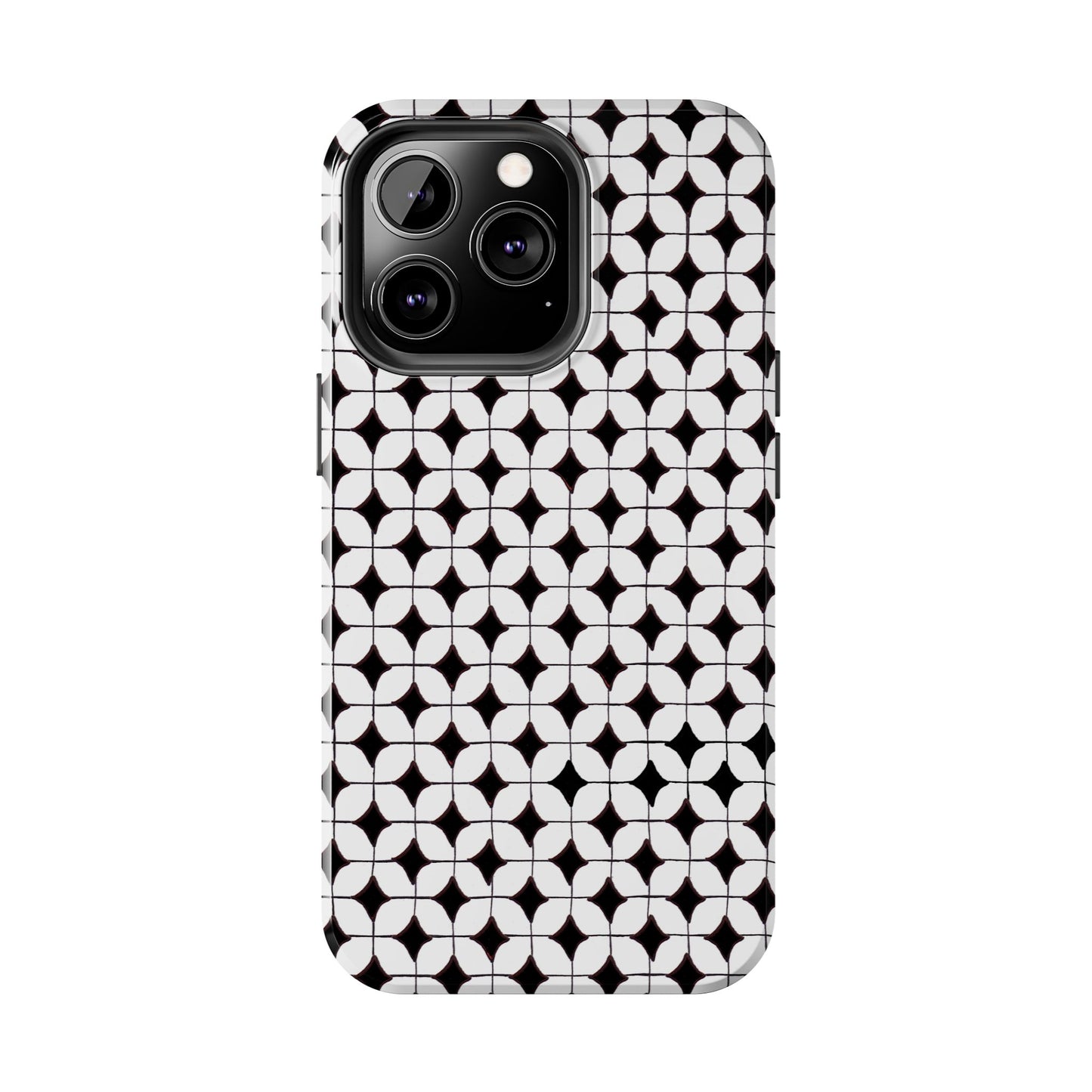 Tile-ish Black Phone Case