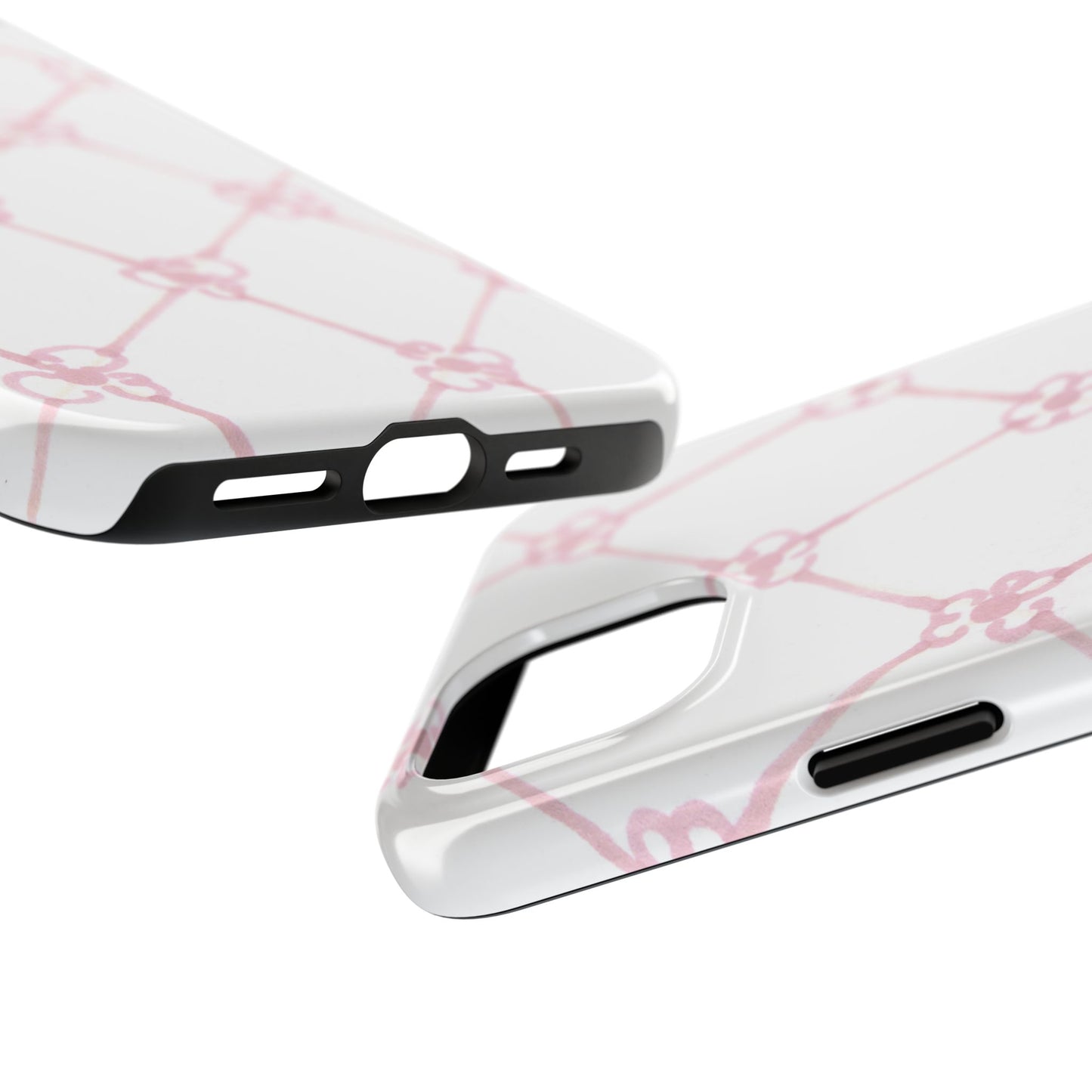 Flower Model Scroll Phone Case