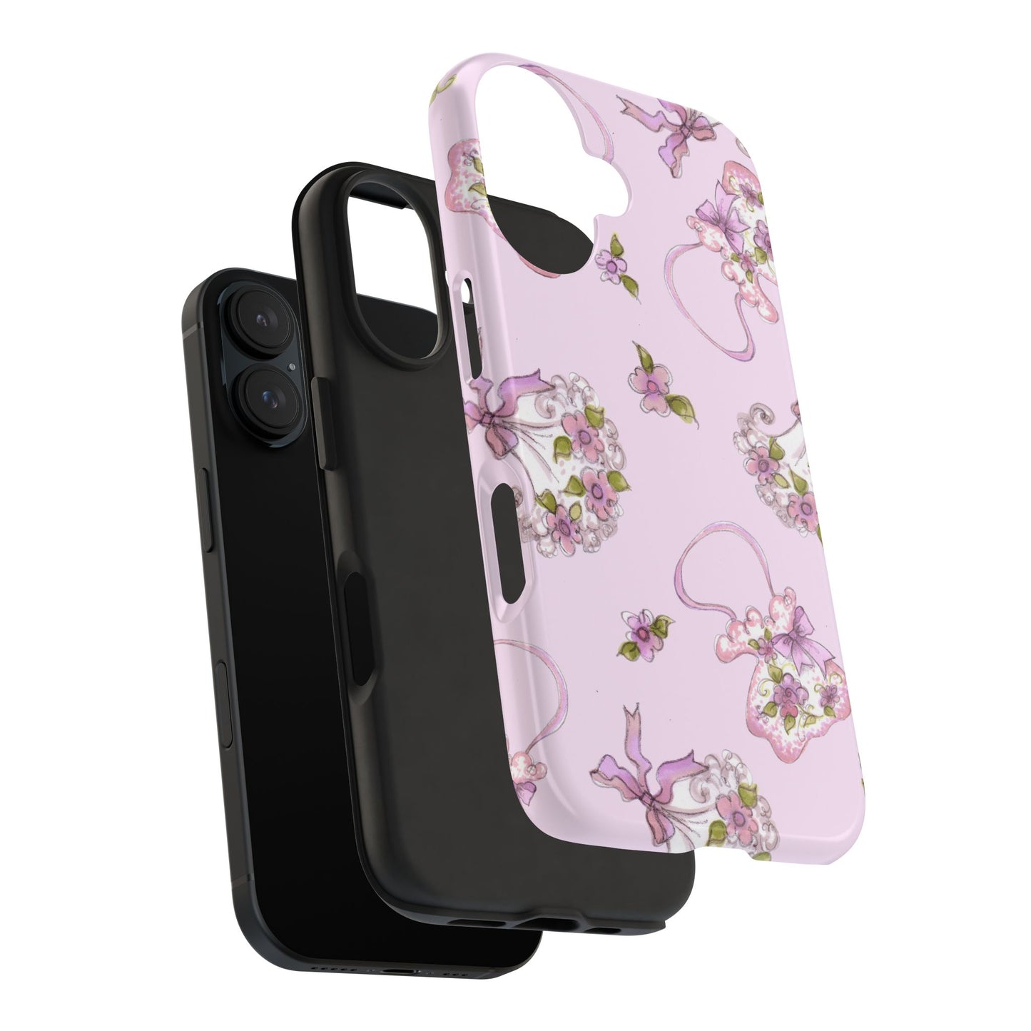 Flower Model Hand Bag Phone Case