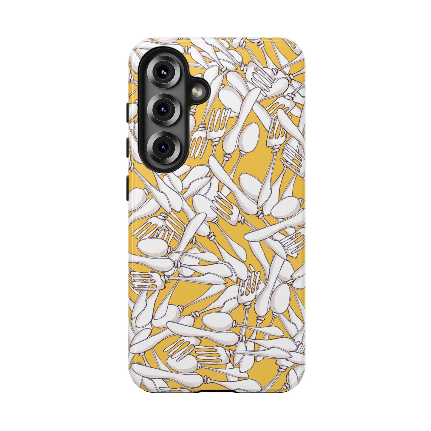 Silverware Wars Yellow Phone Case