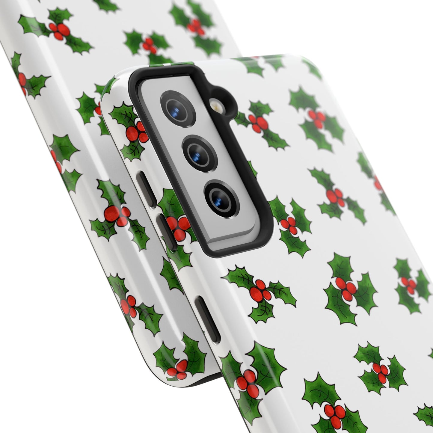 Lotsa Holly White Phone Case