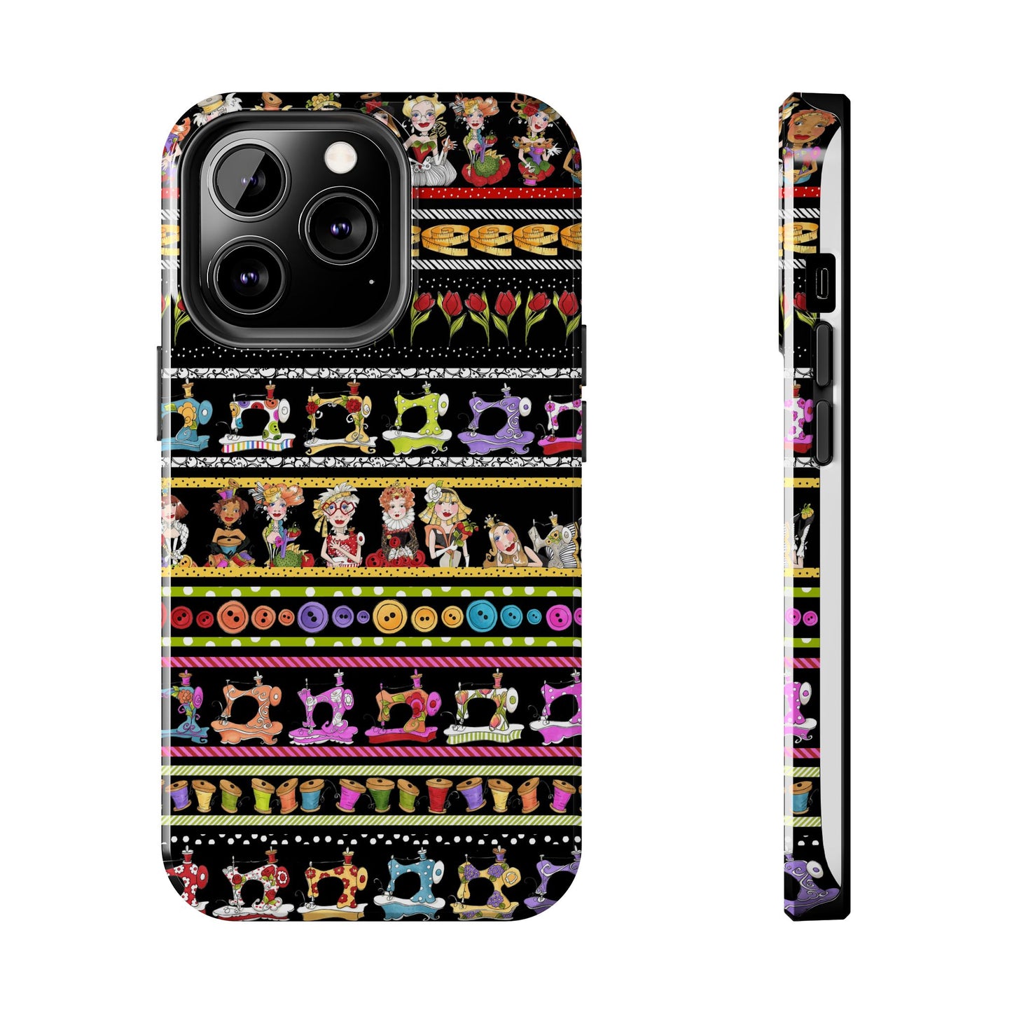 Curious Border Black Phone Case