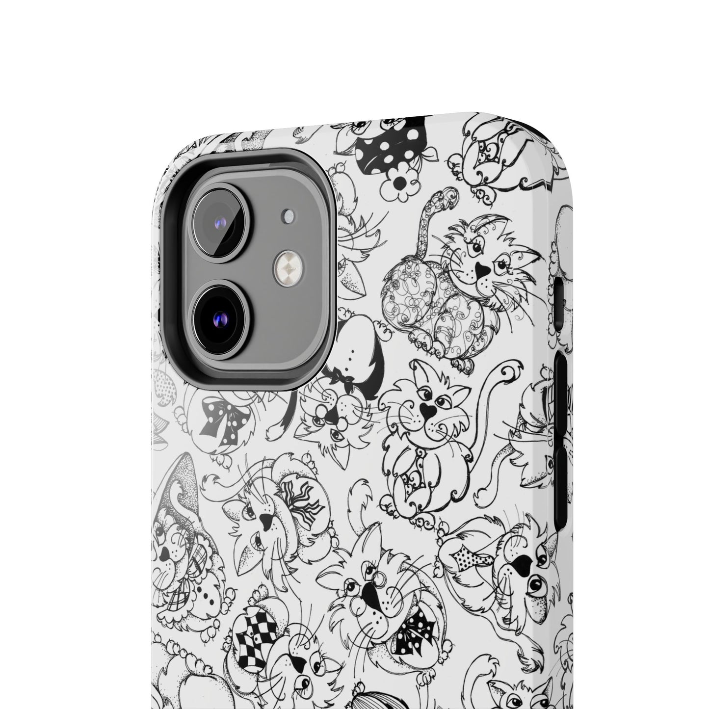 So Kitties Tossed White Phone Case