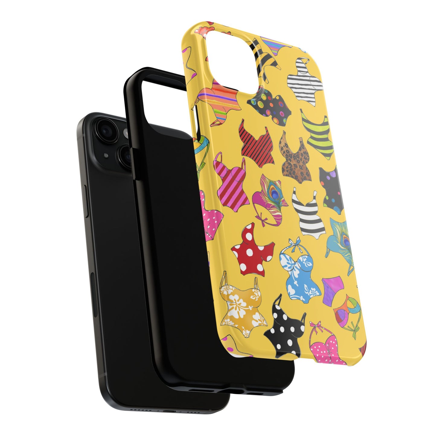 Assorted Suits Yellow Phone Case