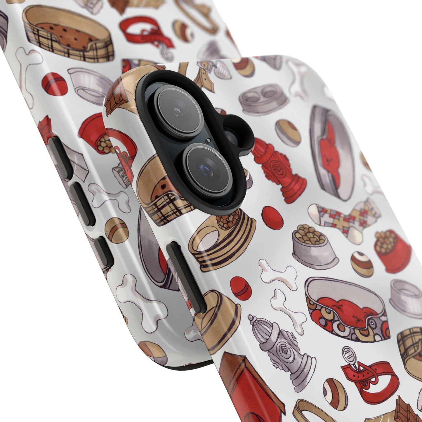 Doggie Stuff Gray Phone Case