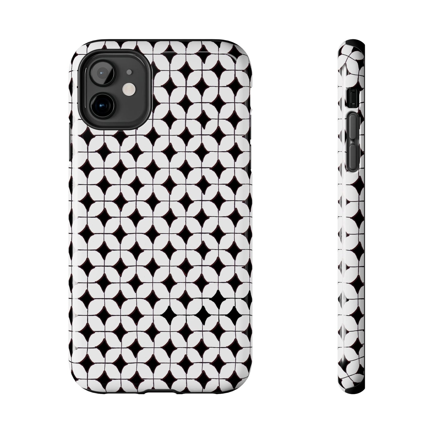 Tile-ish Black Phone Case