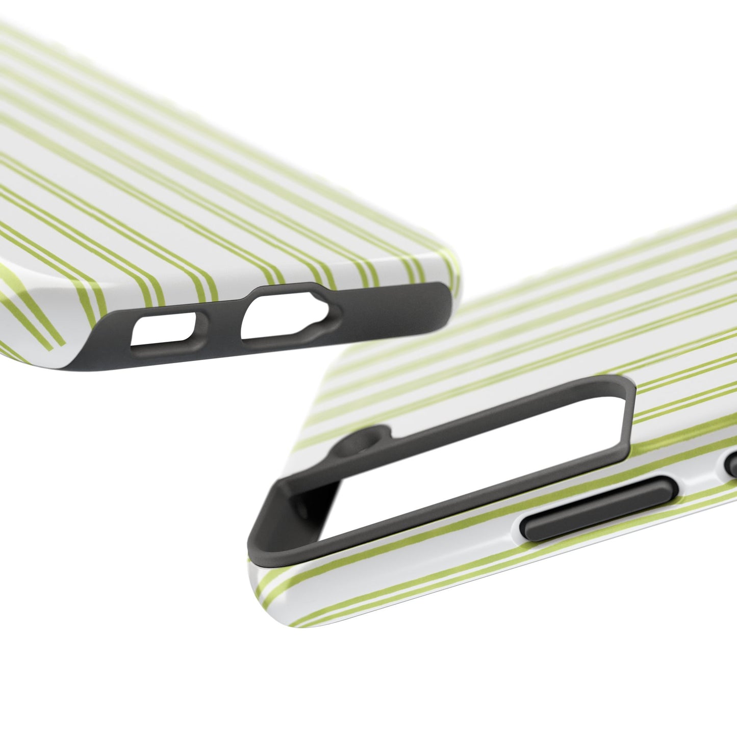 Green Double Stripe Phone Case