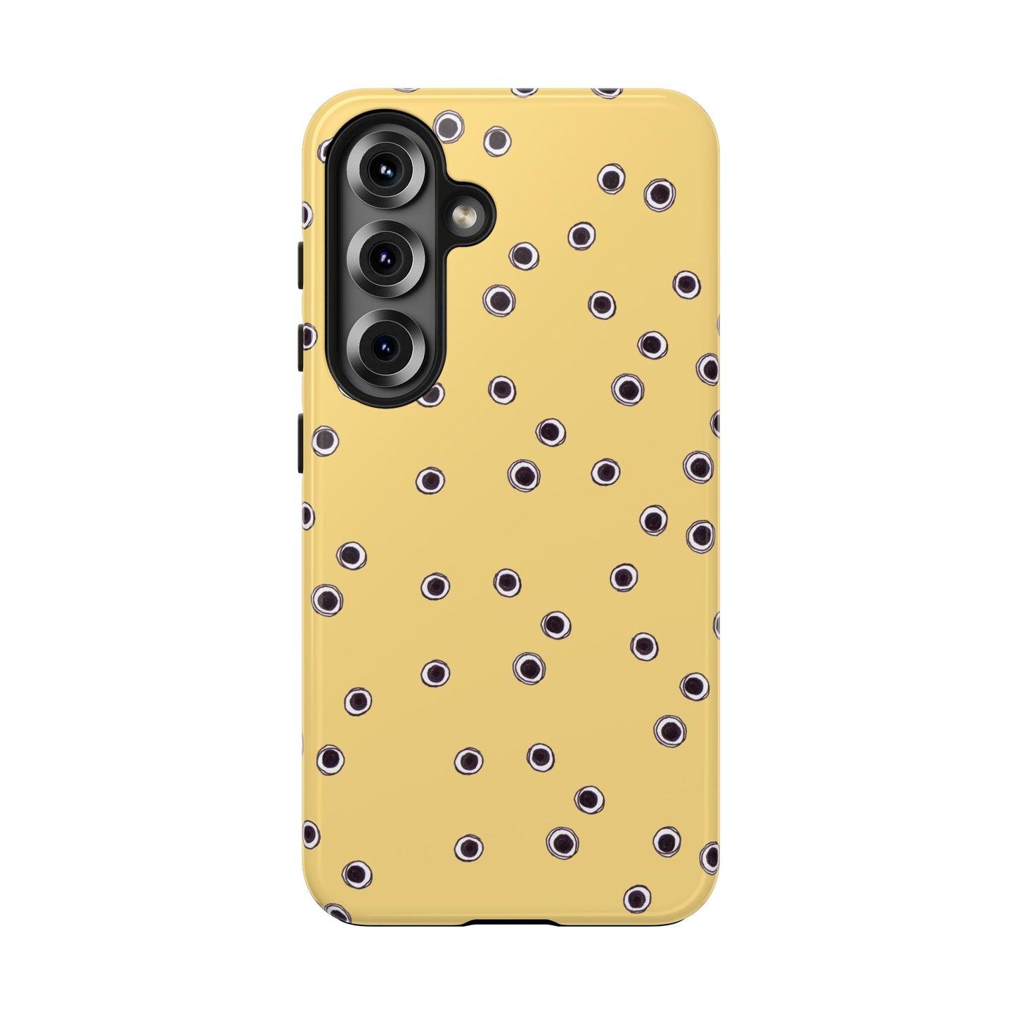 Halo Dots Yellow Phone Case