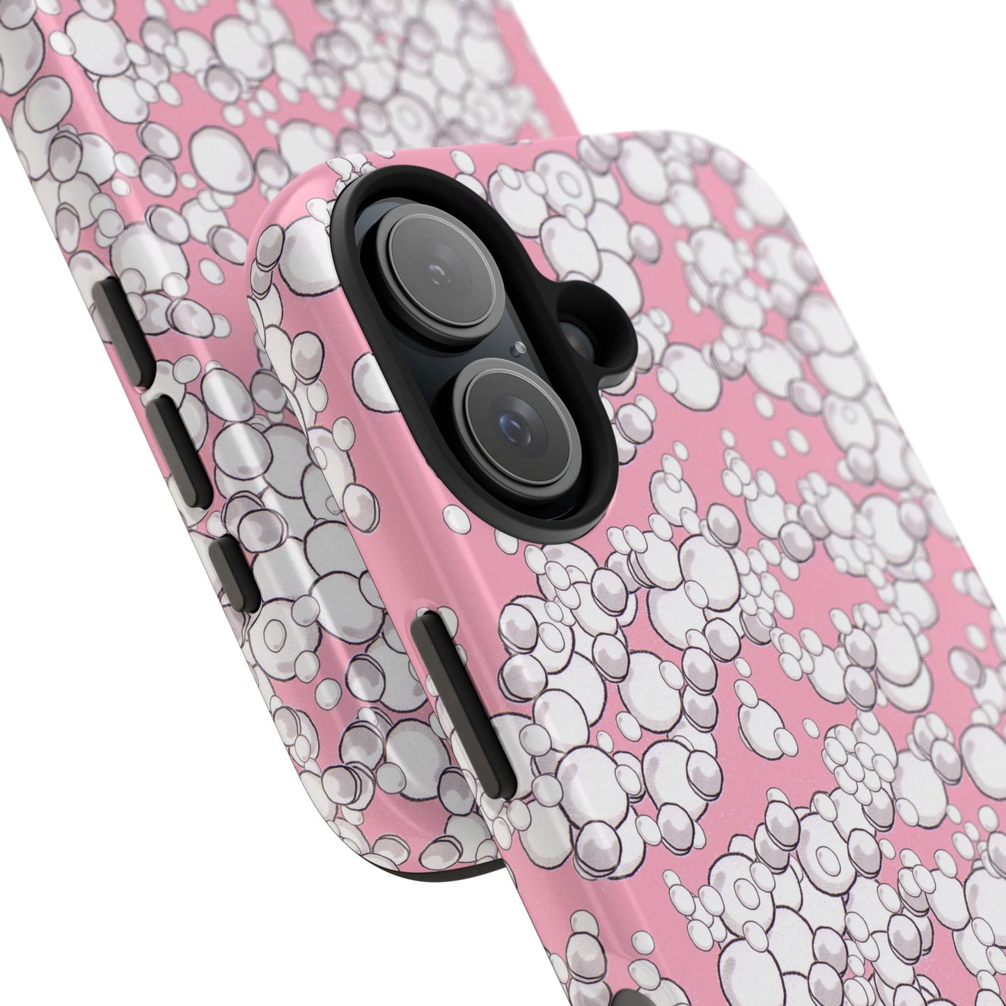 Bubble Dots Pink Phone Case