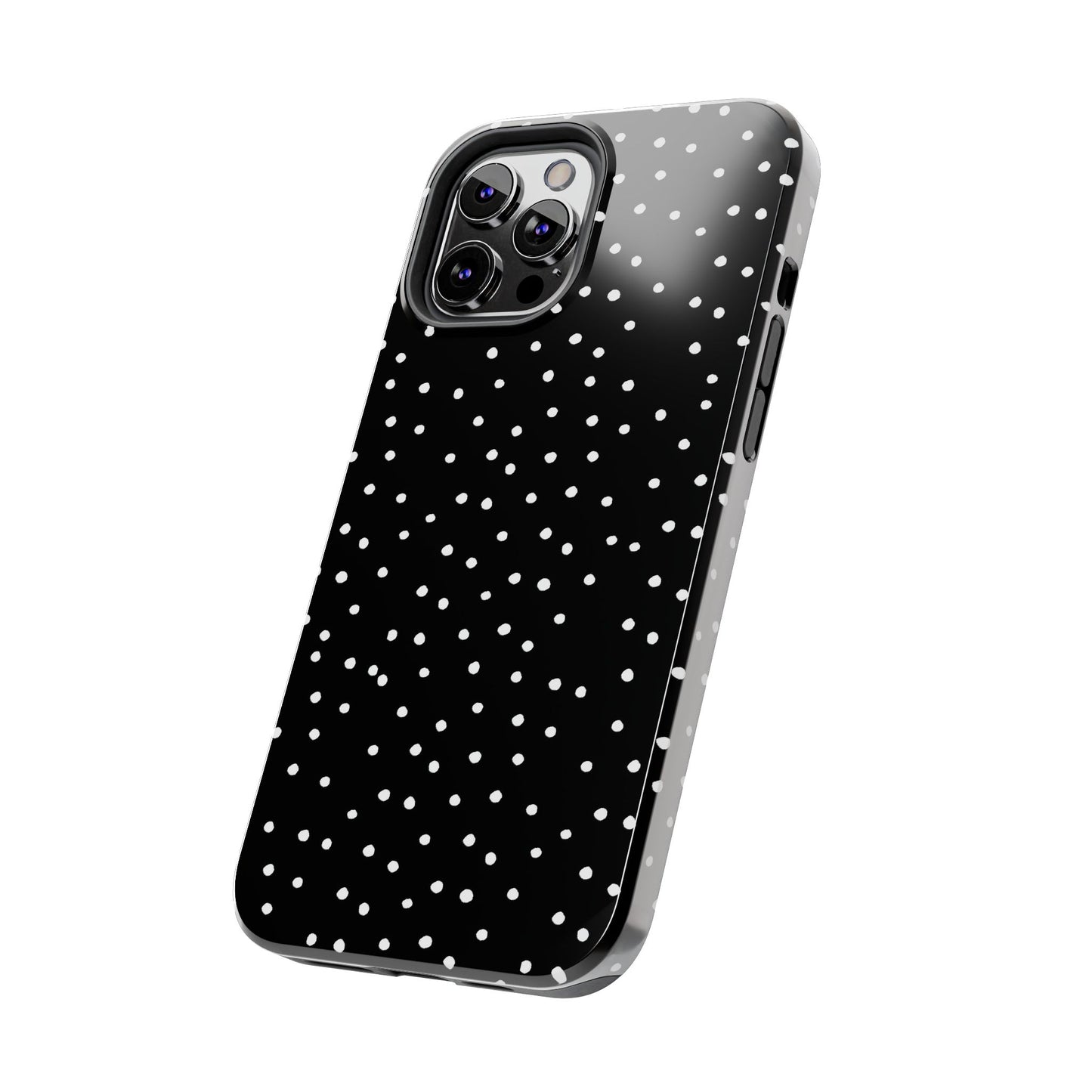 Dinky Dots Black / White Phone Case