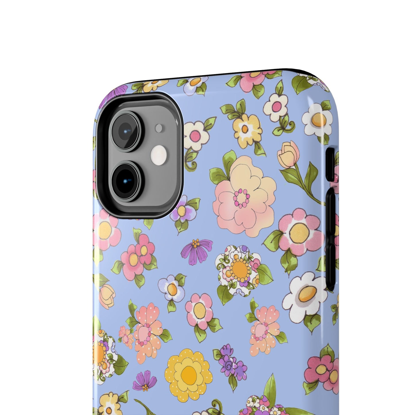 Flowery Blue Phone Case
