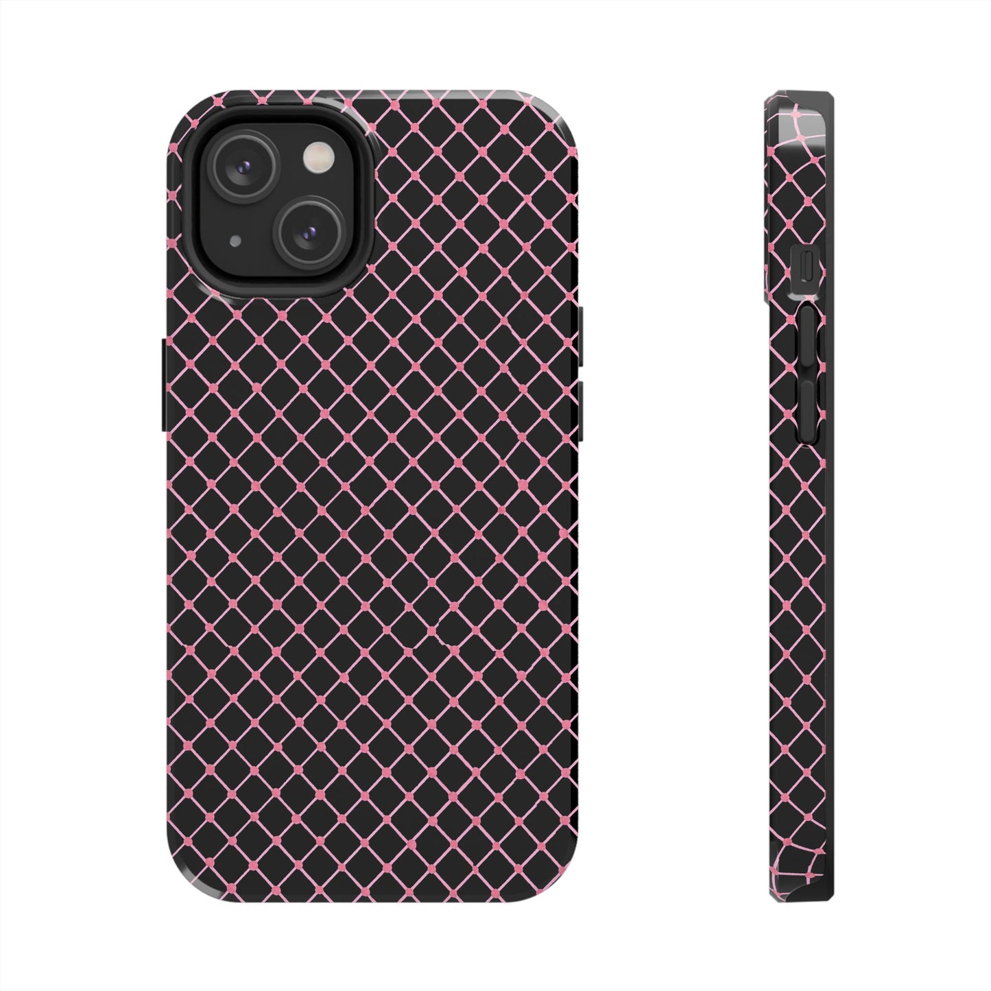 Cyclone Fence Black / Pink Phone Case